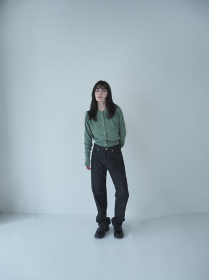 Basic straight denim　／Black