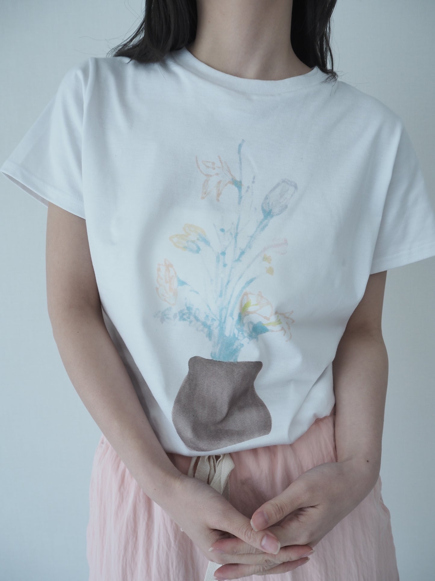 Original watercolor Tshirt  / 1