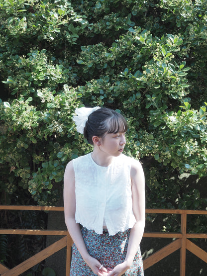 Flower lace chou chou