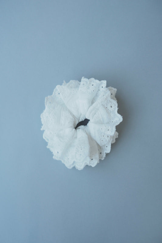 Flower lace chou chou