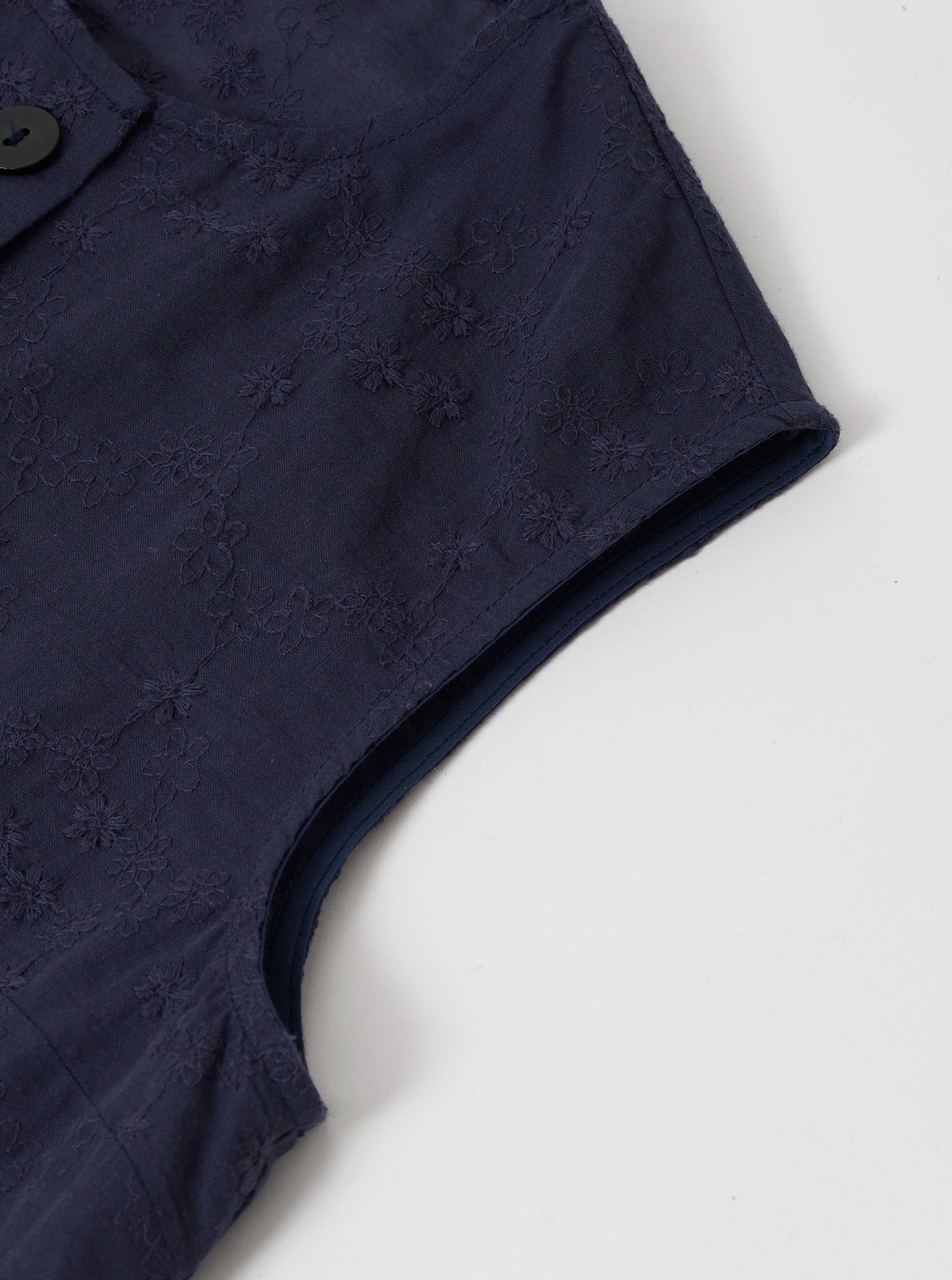 Scallop lace tops / Navy