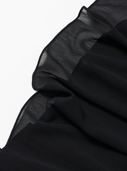 Willow&flower lace long dress / Black