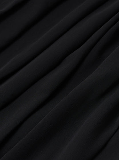 Willow&flower lace long dress / Black