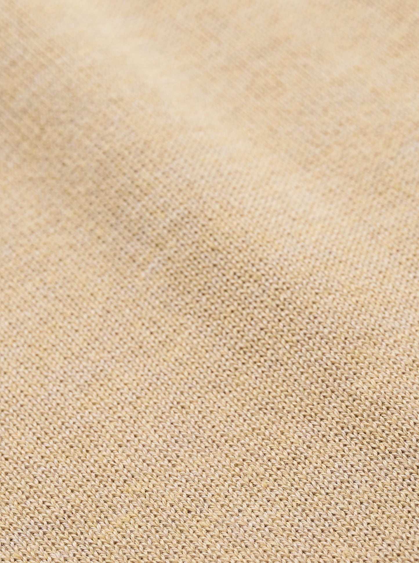 Hem button knit top / Olive beige